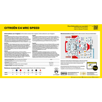 Citroën C4 WRC Speed - Starter Kit Heller 56117