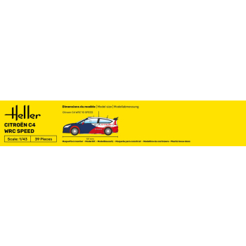 Citroën C4 WRC Speed - Starter Kit Heller 56117