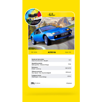 Alpine A310 V6 - Starter Kit Heller 56146