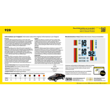 Porshe 928 - Starter Kit Heller 56149