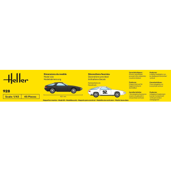 Porshe 928 - Starter Kit Heller 56149