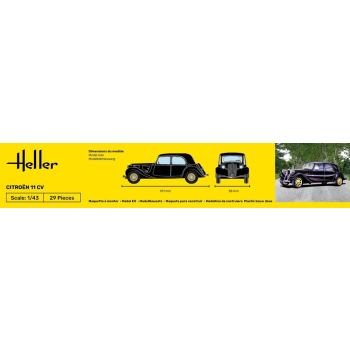 Citroen 11 CV - Starter Kit Heller 56159
