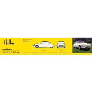 Citroen DS 19 - Starter Kit Heller 56162