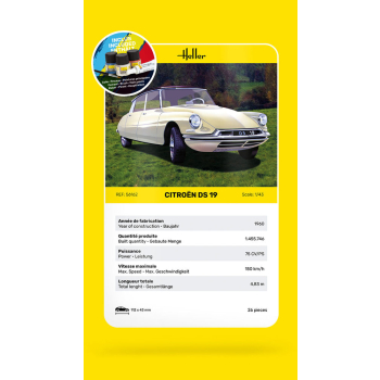 Citroen DS 19 - Starter Kit Heller 56162