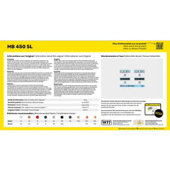 MB 450 SL - Starter Kit Heller 56171