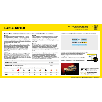 Range Rover - Starter Kit Heller 56181