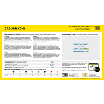 Jaguar XJ-S - Starter Kit Heller 56183