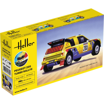 Peugeot 205 Turbo Rallye - Starter Kit Heller 56189 Peugeot 205 Turbo Rallye - Starter Kit Heller 56189