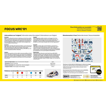 Ford Focus WRC'01 - Starter Kit Heller 56196