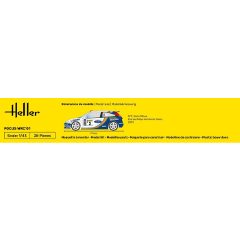 Ford Focus WRC'01 - Starter Kit Heller 56196