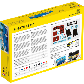 Bugatti EB 110 - Starter Kit Heller 56738 Bugatti EB 110 - Starter Kit Heller 56738