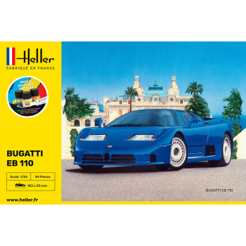Bugatti EB 110 - Starter Kit Heller 56738 Bugatti EB 110 - Starter Kit Heller 56738