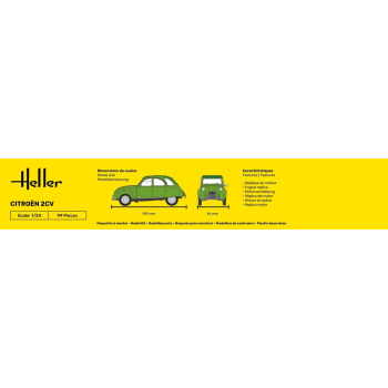 Citroen 2 CV - Starter Kit Heller 56765