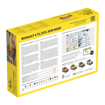 Renault 4 TL/GTL Sun Roof - Starter Kit Heller 58704 Renault 4 TL/GTL Sun Roof - Starter Kit Heller 58704