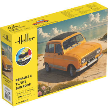 Renault 4 TL/GTL Sun Roof - Starter Kit Heller 58704 Renault 4 TL/GTL Sun Roof - Starter Kit Heller 58704