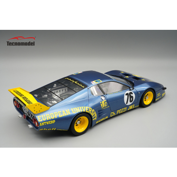 Ferrari 512BB/LM Le Mans 24h 1980 C.Pozzi - JMS Racing car #76 10° place Driver:   J. Xhenceval - P. Dieudonné - H. Regout
