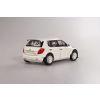 Škoda Fabia II FL S2000 (2010) Biała - Koła szutrowe (Bílá - Šotolinová Kola) 1:18 - ABREX