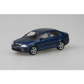 Škoda Octavia II (2004) Głęboki Niebieski Metalik (Modrá Hlubinná Metalíza) 1:43 - ABREX