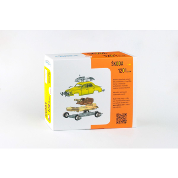 Skoda 1201 (1956) Beige Taxi Kit 1:43 - ABREX