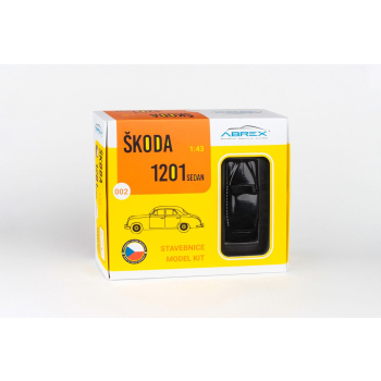 Skoda 1201 (1956) Black Taxi 1:43 Kit - ABREX