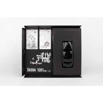 Skoda 1201 (1956) Black Taxi 1:43 Kit - ABREX