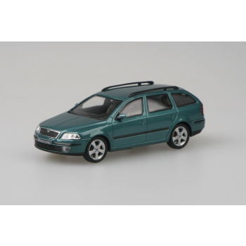 Škoda Octavia II Combi (2004) Zielony Island Metalik (Zelená Island Metalíza) 1:43 - ABREX