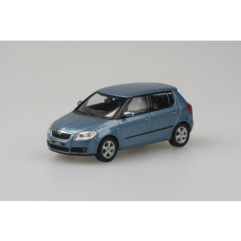 Škoda Fabia II (2006) Szary Satynowy Metalik (Šedá Satin Metalíza) 1:43 - ABREX