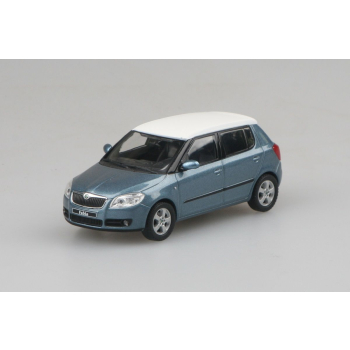 Škoda Fabia II (2006) Szary Satynowy Metalik (Šedá Satin Metalíza) 1:43 - ABREX