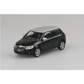 Škoda Fabia II (2006) Czarny Magic Metalik (Černá Magic Metalíza) 1:43 - ABREX