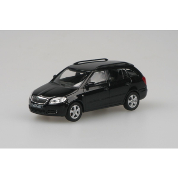 Škoda Fabia II Combi (2007) Czarny Magic Metalik (Černá Magic Metalíza) 1:43 - ABREX