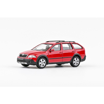 Škoda Octavia II Combi Scout (2007) Czerwony Corrida (Červená Corrida) 1:43 - ABREX