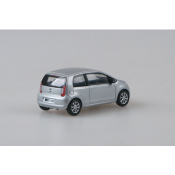 Škoda Citigo 3-drzwiowe (2011) Srebrny Brilliant Metalik (Stříbrná Brilliant Metalíza) 1:43 - ABREX