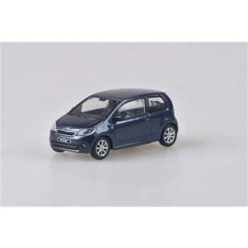 Škoda Citigo 3-drzwiowe (2011) Nocny Niebieski Metalik (Modrá Night Metalíza) 1:43 - ABREX
