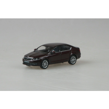 Škoda Octavia III (2012) Czerwony Brunello Metalik (Rosso Brunello Metalíza) 1:43- ABREX