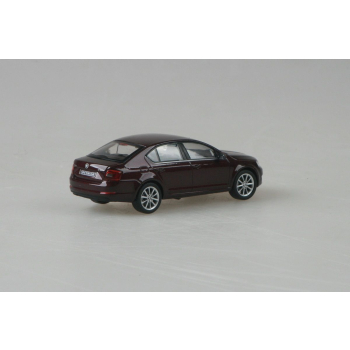 Škoda Octavia III (2012) Czerwony Brunello Metalik (Rosso Brunello Metalíza) 1:43- ABREX