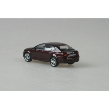 Škoda Octavia III (2012) Czerwony Brunello Metalik (Rosso Brunello Metalíza) 1:43- ABREX